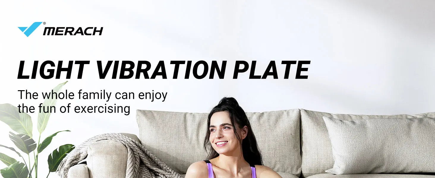 Vibration Plate with 7-Color LED Lights & Bluetooth Speaker — Whole-Body Recovery Platform