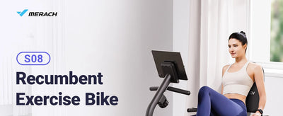 Recumbent Exercise Bike — Bluetooth App, Magnetic Resistance, Back Support