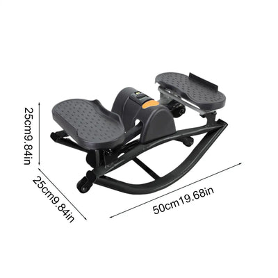Portable Lateral Stepper — Compact Twist Stepper with LCD Monitor