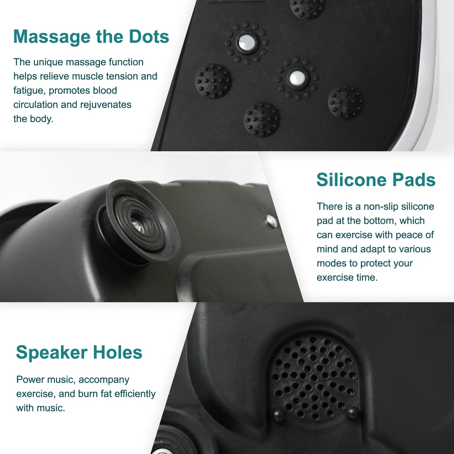 Vibration Plate Exercise Machine — Full-Body Wellness Platform with Resistance Bands & Remote