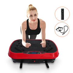Vibration Plate Exercise Machine — Full-Body Wellness Platform with Resistance Bands & Remote