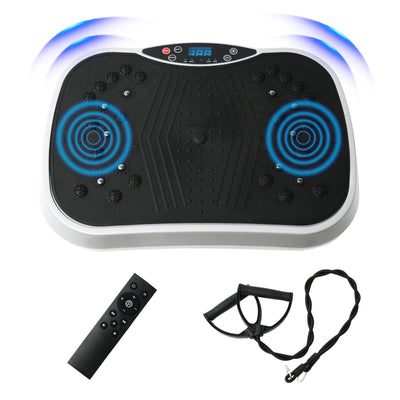 Vibration Plate Exercise Machine — Full-Body Wellness Platform with Resistance Bands & Remote