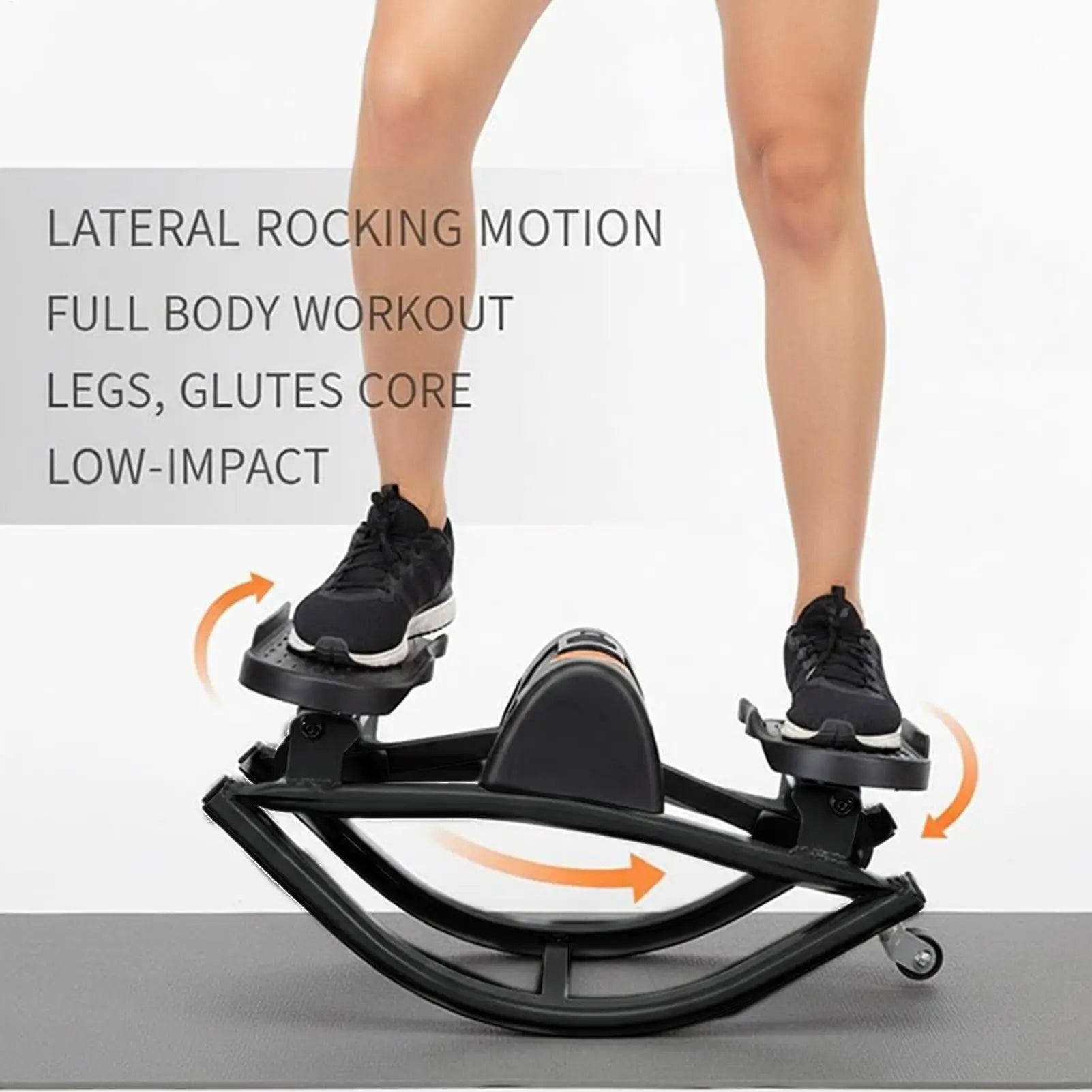 Portable Lateral Stepper — Compact Twist Stepper with LCD Monitor